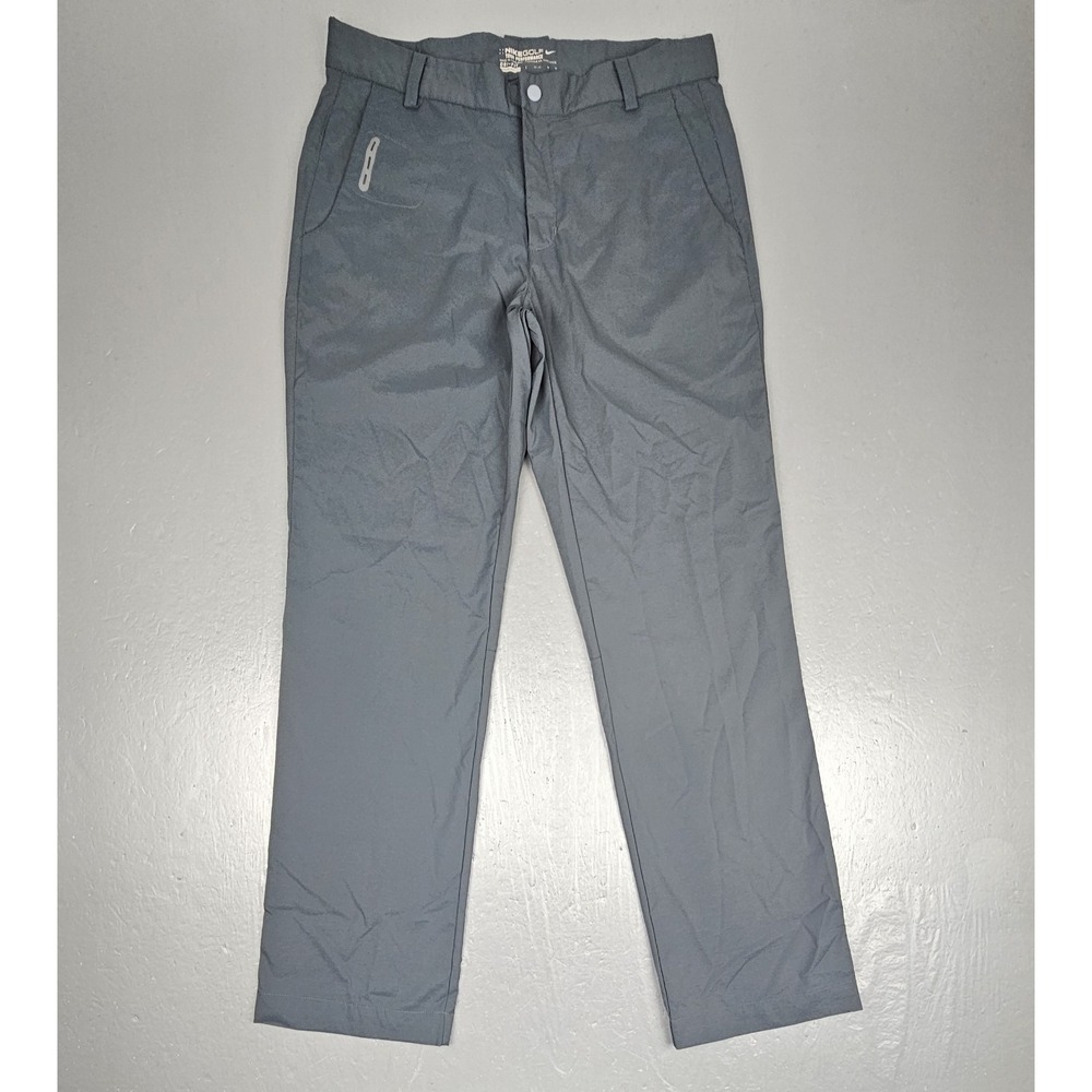Nike Golf Pants Mens 32x32 Fits (32x30) Gray‎ Modern Tech Tour Performance